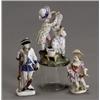 Image 1 : Group of Three German Porcelain Figures, Late 18th Century, The first, H÷chst, last half 18th...