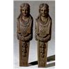 Image 1 : Pair of Continental Oak Architectural Caryatids, Early 20th Century, Each with minor losses a...