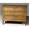 Image 1 : Italian Neoclassical Lightwood Crossbanded Inlaid Walnut Commode, Circa 1800, Minor losses an...