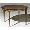 Image 1 : Louis XVI Style Ormolu Mounted Mahogany Dining Table, 20th Century, Together with two leaves....