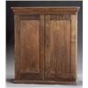 Image 1 : American Walnut Hanging Cupboard, Mid-Atlantic States, Late 19th-Early 20th Century, The pane...