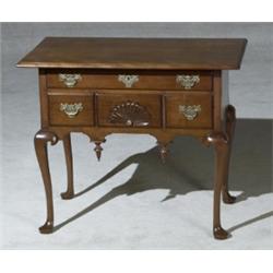 Queen Anne Cherry Lowboy, In the Massachusetts Style, Partially Made From 18th Century Elements...