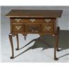 Image 1 : Queen Anne Cherry Lowboy, In the Massachusetts Style, Partially Made From 18th Century Elements...