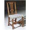 Image 1 : Chippendale Cherry and Birch Side Chair, New England, 19th Century, Restorations., $800-$1,...