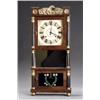 Image 1 : Classical Parcel Gilt and Ebonized Mahogany EglomisT Panel Triple Shelf Clock, C. & L.C. Ives,...