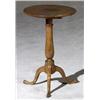 Image 1 : Federal Inlaid Birch and Curly Maple Tilt-Top Tripod Candlestand, New England, Probably Connect...