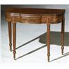 Image 1 : Federal Mahogany Fold-Top Card Table, Massachusetts, Circa 1805, Some losses to cockbeading a...