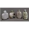 Image 1 : Group of Seven Chinese Jade and Hardstone Snuff Bottles, 19th-20th Century, Consisting of thr...