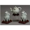 Image 1 : Pair of Chinese Celadon Glazed, Chimera-Form Censers and an, Artichoke-Form Puzzle Teapot,...