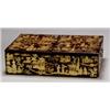 Image 1 : Chinese Export Gilt Decorated Brown Lacquer Document Box, Daoguang Period (1821-1850), The bi...