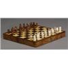 Image 1 : Japanese Ivory Chess Set, 20th Century, Consisting of a full set of tea-stained and natural i...