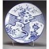 Image 1 : Japanese Blue and White Charger, Meiji Period (1868-1912), Diameter: 21-1/2 in (54.6 cm), $...