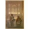 Image 1 : Hiroshi Yoshida (Japanese 1876-1950), A Window in Fatehpussikri: A Woodblock Print, Signed an...
