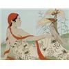 Image 1 : Paul Jacoulet (French 1902-1960), Group of Three Woodblock Prints, Circa 1934-1935 and 1937-193...