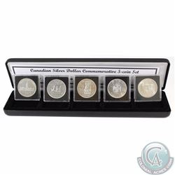 1939-1967 Canadian Silver Dollar Commemorative 5-coin set. You will receive the 1939 Parliament, 194