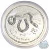 Image 1 : 2013 Australia $8 Year of the Snake Fine Silver Coin (Tax Exempt). Comes encapsulated