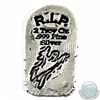 Image 1 : Scarce! Monarch RIP 2oz Fine Silver Tombstone Bar (Tax Exempt) Serial # 192