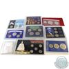 Image 1 : Lot of 9x USA Commemorative Coin Sets. You will receive "20th Century Dime Collection" 5-coin, "Amer