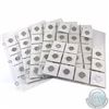 Image 1 : Lot of 84x Canada 5-cent Dated 1911-2000 in Plastic 20-Pocket Pages. 84pcs
