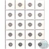 Image 5 : Lot of 84x Canada 5-cent Dated 1911-2000 in Plastic 20-Pocket Pages. 84pcs
