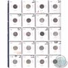 Image 1 : Lot of 20x Canada Small 5-cent Dated 1870-1920 in Plastic 20-Pocket Page. 20pcs