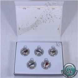 RCM Issue: 2015 Canada $10 Colourful Songbirds of Canada Fine Silver 5-Coin Set with Deluxe Box (TAX