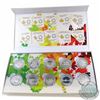 Image 1 : 2014 $10 O Canada Complete 10-Coin Fine Silver Set with Deluxe Box (Coloured coin capsule is lightly