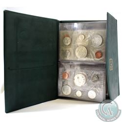 Lot of 7x Canada Proof Like Sets dated 1961, 1962, 1964, 1965, 1967, 1968 & 1969 in Green RCM Folder