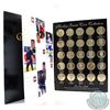 Image 1 : Estate Lot of Official 1996-1997 Hockey Greats Limited Edition Coin Collection in Cardboard Folder. 