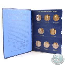 Presidential Art Medals Volume 3, Complete with 17 Bronze Declaration Signers Medallions made by the
