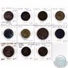 Image 1 : Estate Lot of 11x Various Canadian Bank Tokens from Lower Canada, Upper Canada, Bank of Montreal Dat