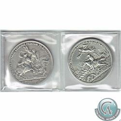 2x 1881 Reproduction Medallions. 2pcs