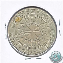 The Rendezvous Club Token. Diameter 38mm.