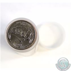 40x USA Uncirculated Statehood Quarter in Plastic Tube Dated 1999-2006. The tube has a mixture of di