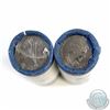 Image 1 : 2x 2005 Canada Victory 5-cent Original Rolls of 40pcs (One face coin has residue on it). 2pcs