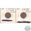 Image 2 : Estate lot of 3x Canada 2006 Circulated 1ct Rolls and 2x 1948 A Between Large Denticle 10% Rotated D