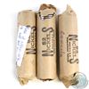 Image 1 : Estate Lot of 3x 1960 Canada BU 5-cent Paper Rolls of 40pcs (Rolls are torn or tattered). 3pcs