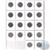 Image 2 : Mixed Page of 18x Canada Proof Like 50-cent Dated 2000-2016. 18pcs