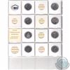 Image 2 : Mixed Page of 8x Canada 50-cent Dated 1997-2004P ICCS/CMG Certified MS-64, MS-65 & MS-66. These coin