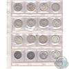 Image 1 : Estate Lot of 21x Canada Silver & Nickel 50-cent Dated 1919-1972 in Plastic Pages. 21pcs