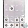 Image 3 : Estate Lot Binder of 124x USA 1-cent, 5-cent, 10-cent, 25-cent, 50-cent & $1 in 2x2's and Plastic Pa