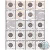 Image 8 : Estate Lot Binder of 124x USA 1-cent, 5-cent, 10-cent, 25-cent, 50-cent & $1 in 2x2's and Plastic Pa