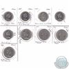 Image 1 : Estate Lot of 9x Canada Error Coins Dated 1969-1976. You will receive 5x 50-cent & 4x Nickel $1. 9pc