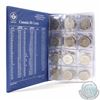 Image 1 : Estate Lot of 36x Canada 50-cent in Blue Uni-Safe Folder Dated 1968-1984. There are duplicates of so