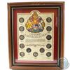 Image 1 : Canadian Quarter Collection in Wooden Frame. This 13-coin set features the obverse and reverse of ev