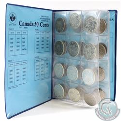 Estate Lot of Canada 50-cent 1937-Date Collector Book. You will receive the dates 1914-1982 with 11x