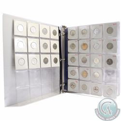 Estate Lot of Canada Commemorative 25-cent & $1 Inside White Binder. You will receive Commemorative 