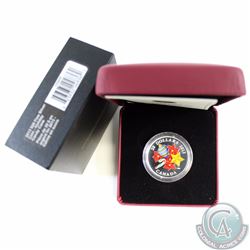2013 Canada $20 Glass Candy Cane Fine Silver Coin (Capsule lightly scratched) - TAX Exempt