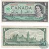 Image 1 : 1967 $1 Note with a Serial Number one digit away from a solid digit Radar. M/O3666666