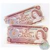 Image 1 : Pair of 1974 $2 Notes with BC Prefix, Original Tint. 2pcs